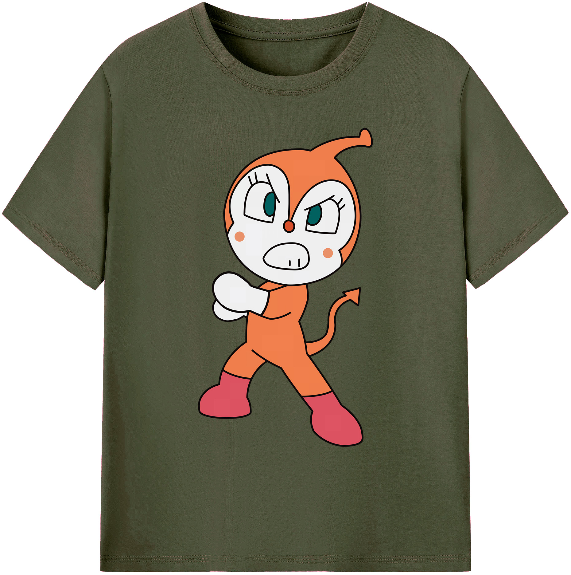 （画像用） アンパンマン Anpanman 綿100％ メンズ半袖Tシャツ｜肌触りやわらか＆通気性